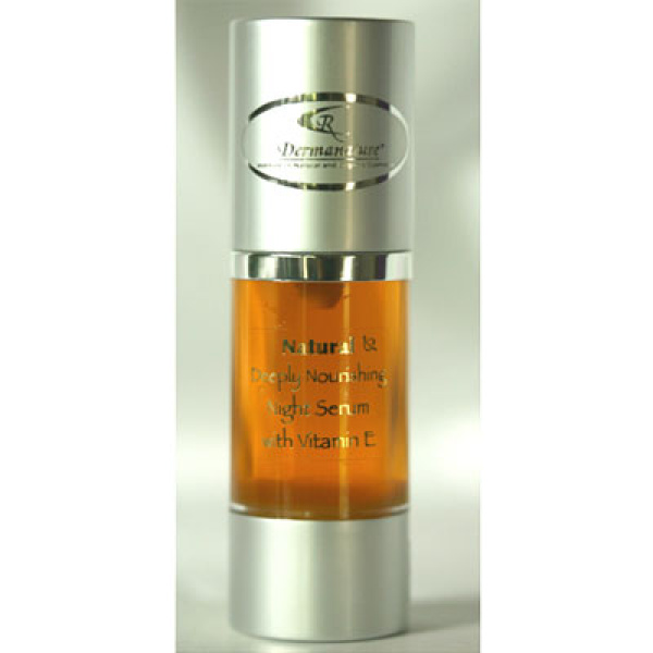 Deeply Nourishing Night Serum w/h Vitamin E Natural Healthy Organic Cosmetics